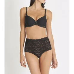 AubadeCulotte taille haute noire- Rosessence