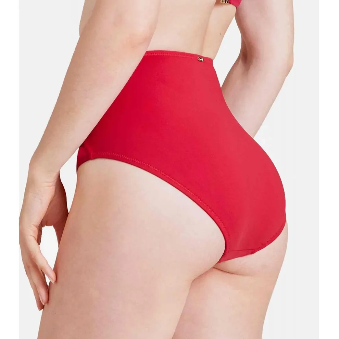Aubade MaillotsCulotte de bain taille haute - Rouge- OCEAN CRUISE