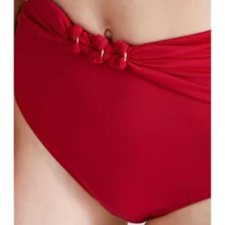 Aubade MaillotsCulotte de bain taille haute - Rouge- OCEAN CRUISE