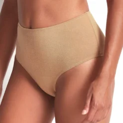 Aubade MaillotsCulotte de bain taille haute - beige-SUMMER GLOW