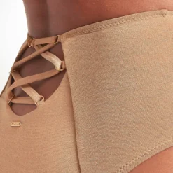 Aubade MaillotsCulotte de bain taille haute - beige-SUMMER GLOW
