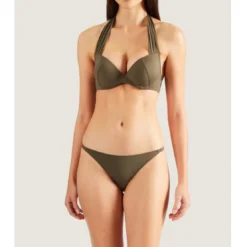 Aubade MaillotsHaut de maillot de bain plongeant armatures kaki- Douceur de Rêve