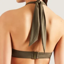 Aubade MaillotsHaut de maillot de bain plongeant armatures kaki- Douceur de Rêve