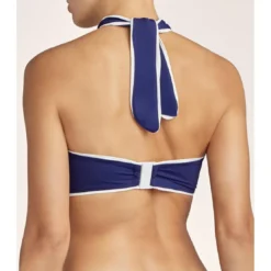 Aubade MaillotsHaut de maillot de bain bandeau sans armatures bleu- LA BAIE DES VAGUES