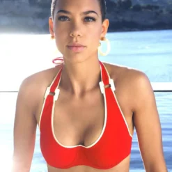 Aubade MaillotsHaut de maillot de bain balconnet armatures rouge- LA BAIE DES VAGUES