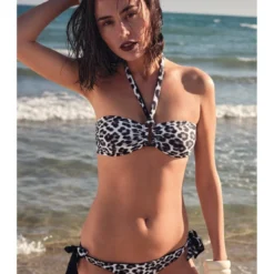 Aubade MaillotsHaut de maillot de bain bandeau sans armatures - Marron- PEAU SAUVAGE