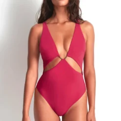 Aubade MaillotsNageur souple rouge- BEACH ESCAPE