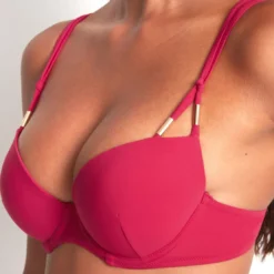 Aubade MaillotsPlunge Coque rouge- BEACH ESCAPE