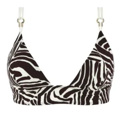 Aubade MaillotsTriangle coque amoviblenoir;blanc- SAVANNAH MOOD
