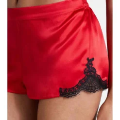 AubadeShort Rouge en soie- TOI MON AMOUR