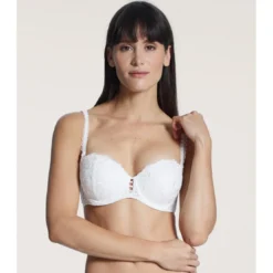 AubadeSoutien-gorge bandeau coques armatures blanc- POUR TOUJOURS