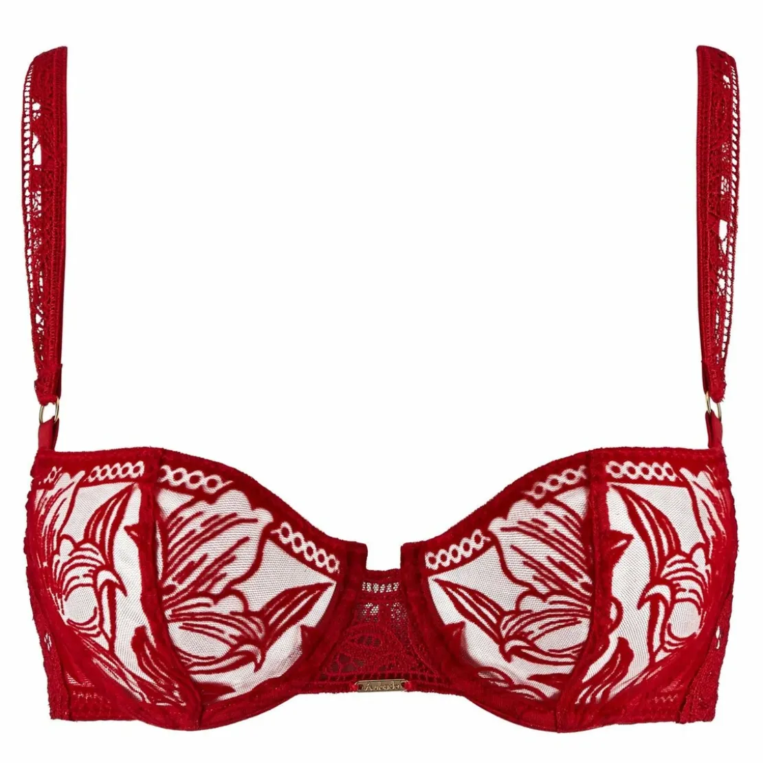 AubadeSoutien gorge Corbeille Armature - Rouge Rebelle- CŒUR A CORPS