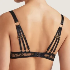 AubadeSoutien-gorge corbeille armatures noir- LA REINE DE LA NUIT