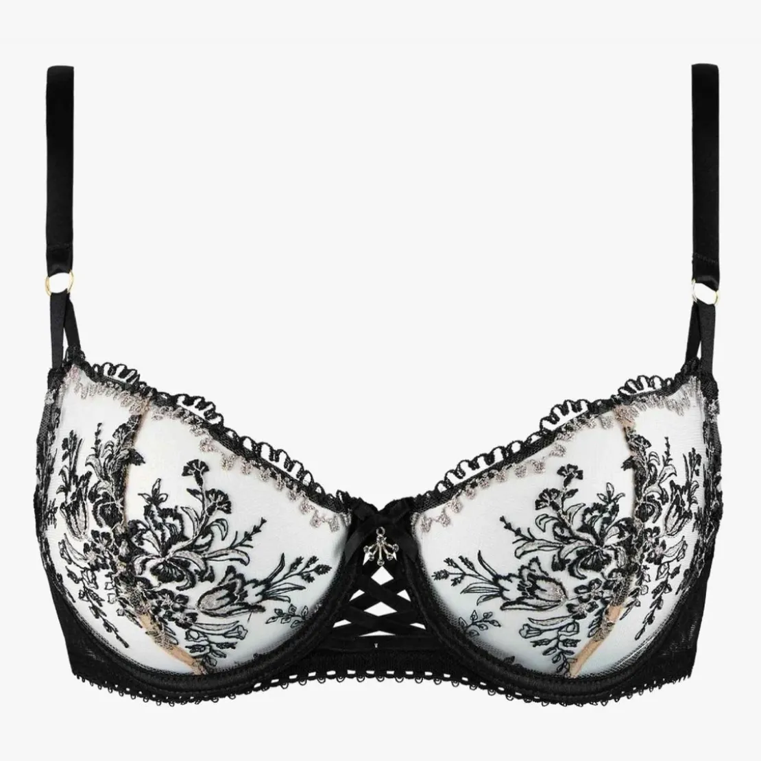 AubadeSoutien-gorge corbeille armatures Noir- TRESOR INFINI