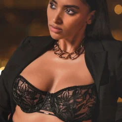 AubadeSoutien Gorge - Corbeille Armaturé - Noir- CŒUR A CORPS