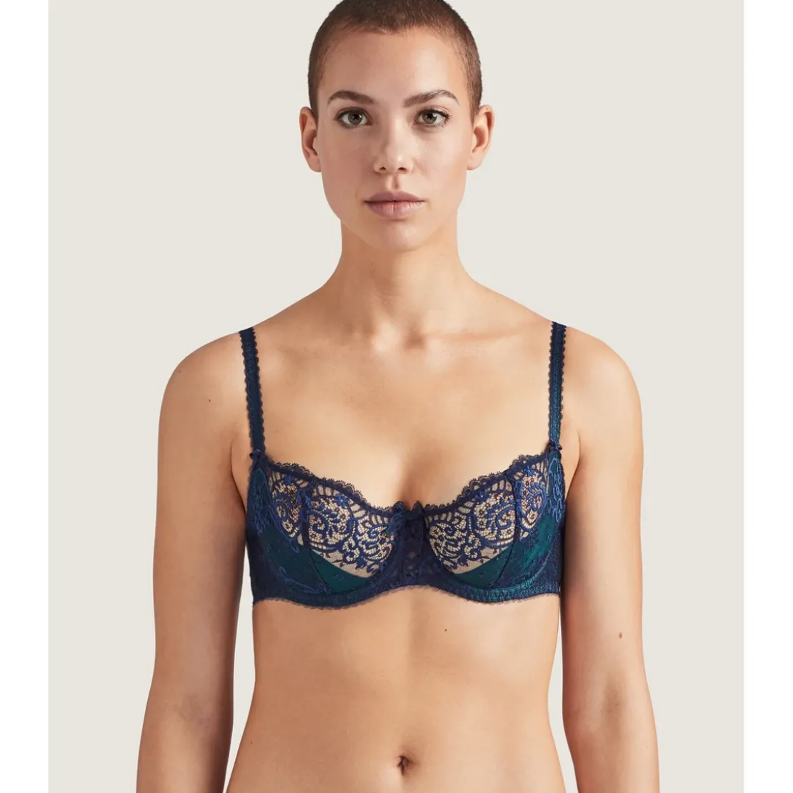 AubadeSoutien-gorge corbeille armatures - Vert- COURBES DIVINES