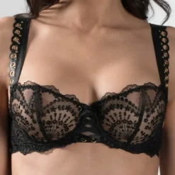 AubadeSoutien-gorge corbeille noir- Femme Sensuelle
