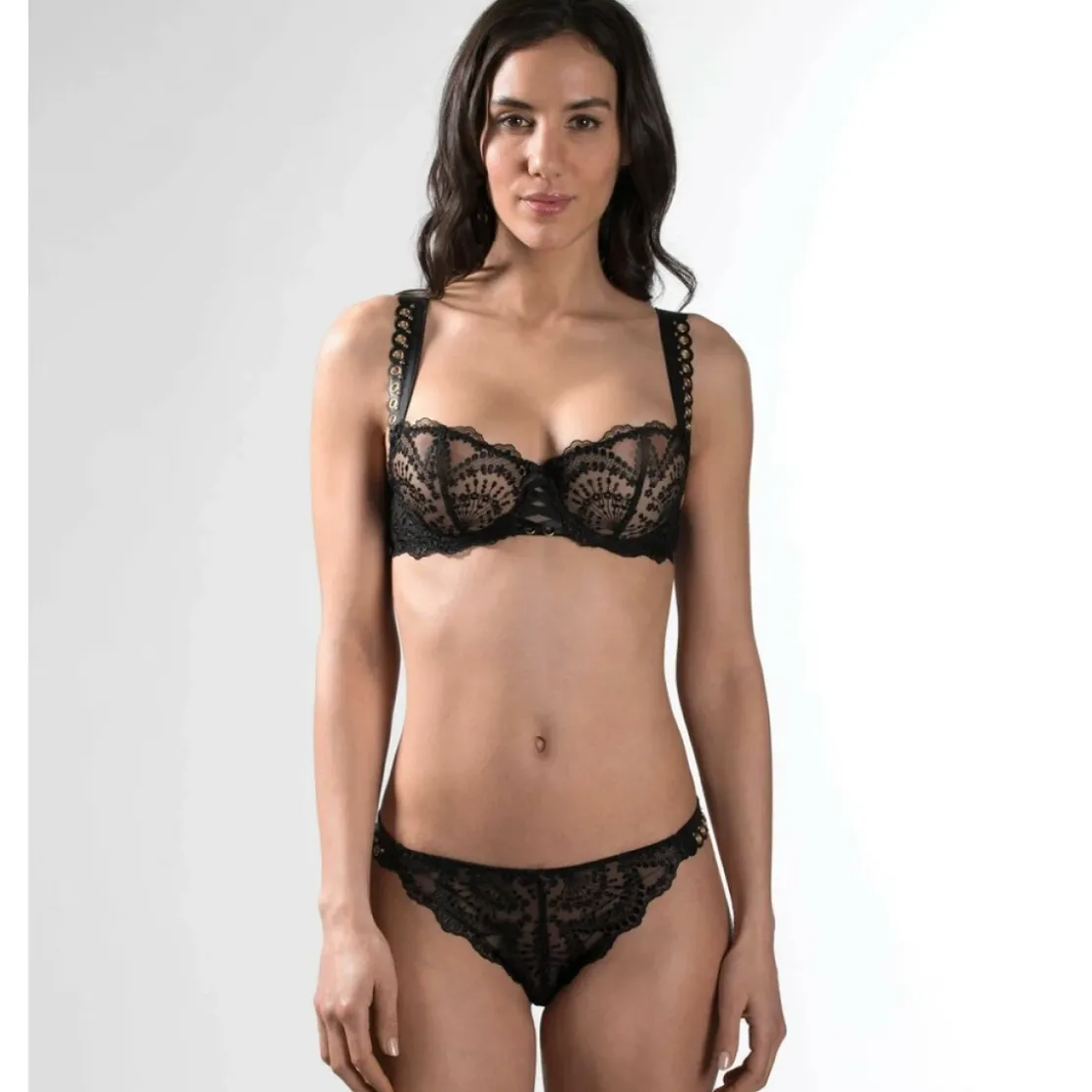 AubadeSoutien-gorge corbeille noir- Femme Sensuelle