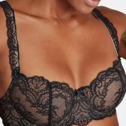 AubadeSoutien-gorge corbeille armatures noir- Danse des Sens