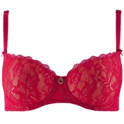 AubadeSoutien-gorge corbeille armatures rouge- Rosessence