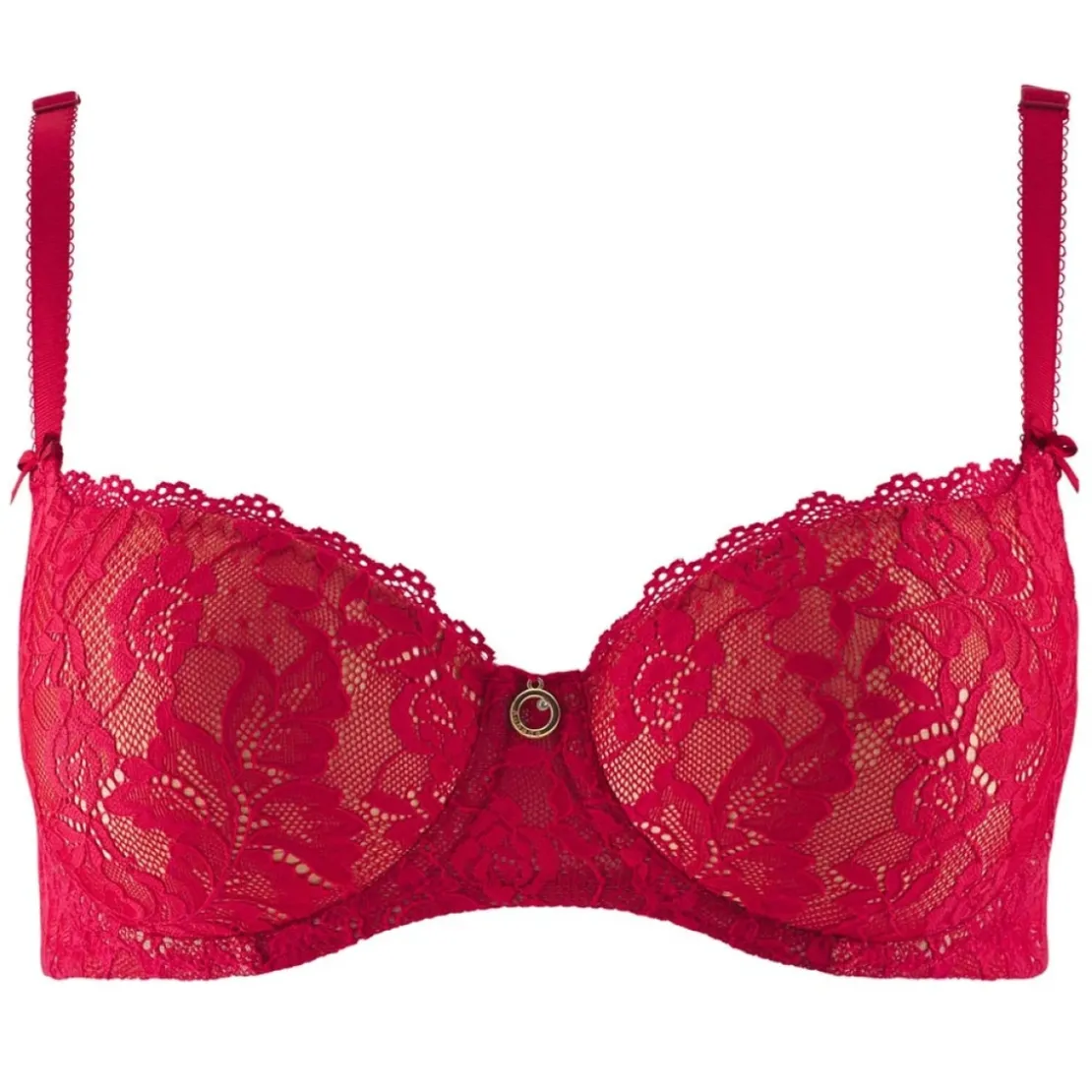 AubadeSoutien-gorge corbeille armatures rouge- Rosessence