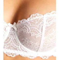 AubadeSoutien-gorge corbeille armatures blanc en dentelle- Danse des Sens