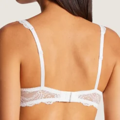 AubadeSoutien-gorge corbeille armatures blanc en dentelle- Danse des Sens