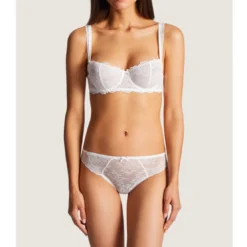 AubadeSoutien-gorge corbeille armatures blanc en dentelle- Danse des Sens