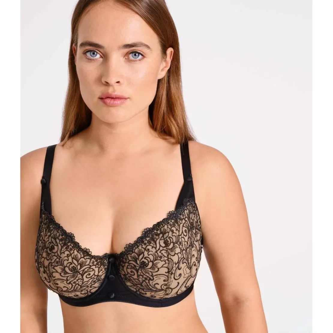 AubadeSoutien-gorge corbeille armatures - Noir- MISS KARL