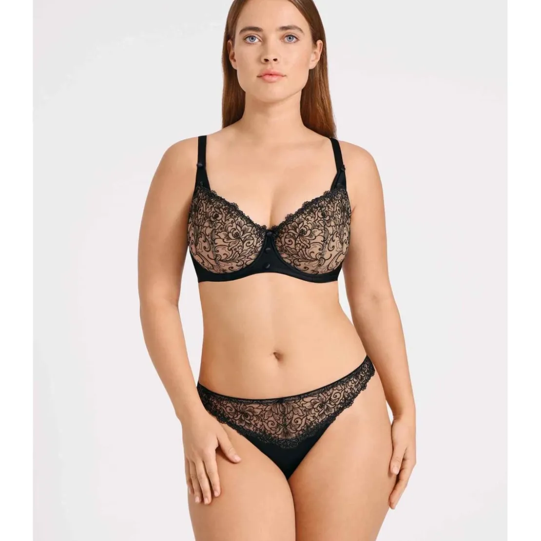 AubadeSoutien-gorge corbeille armatures - Noir- MISS KARL