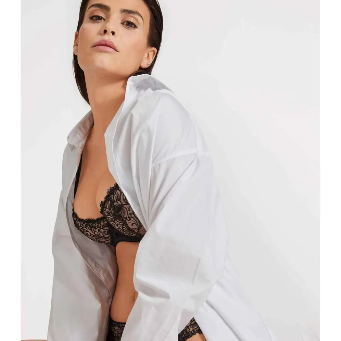 AubadeSoutien-gorge corbeille armatures - Noir- MISS KARL