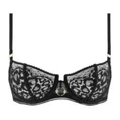 AubadeSoutien-gorge corbeille en dentelle noir- ILLUSION FAUVE