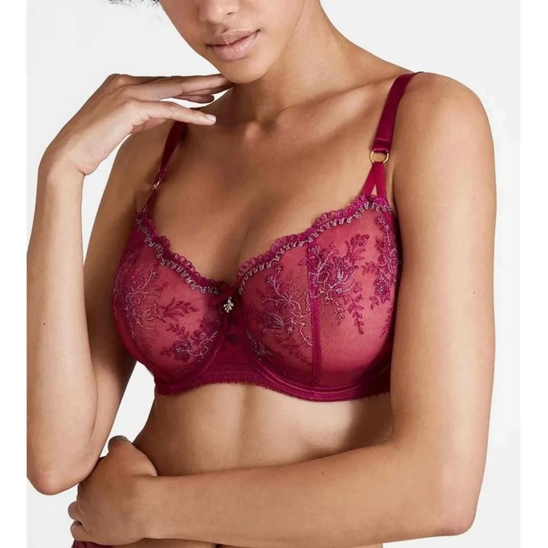 AubadeSoutien-gorge corbeille armatures Violet- TRESOR INFINI
