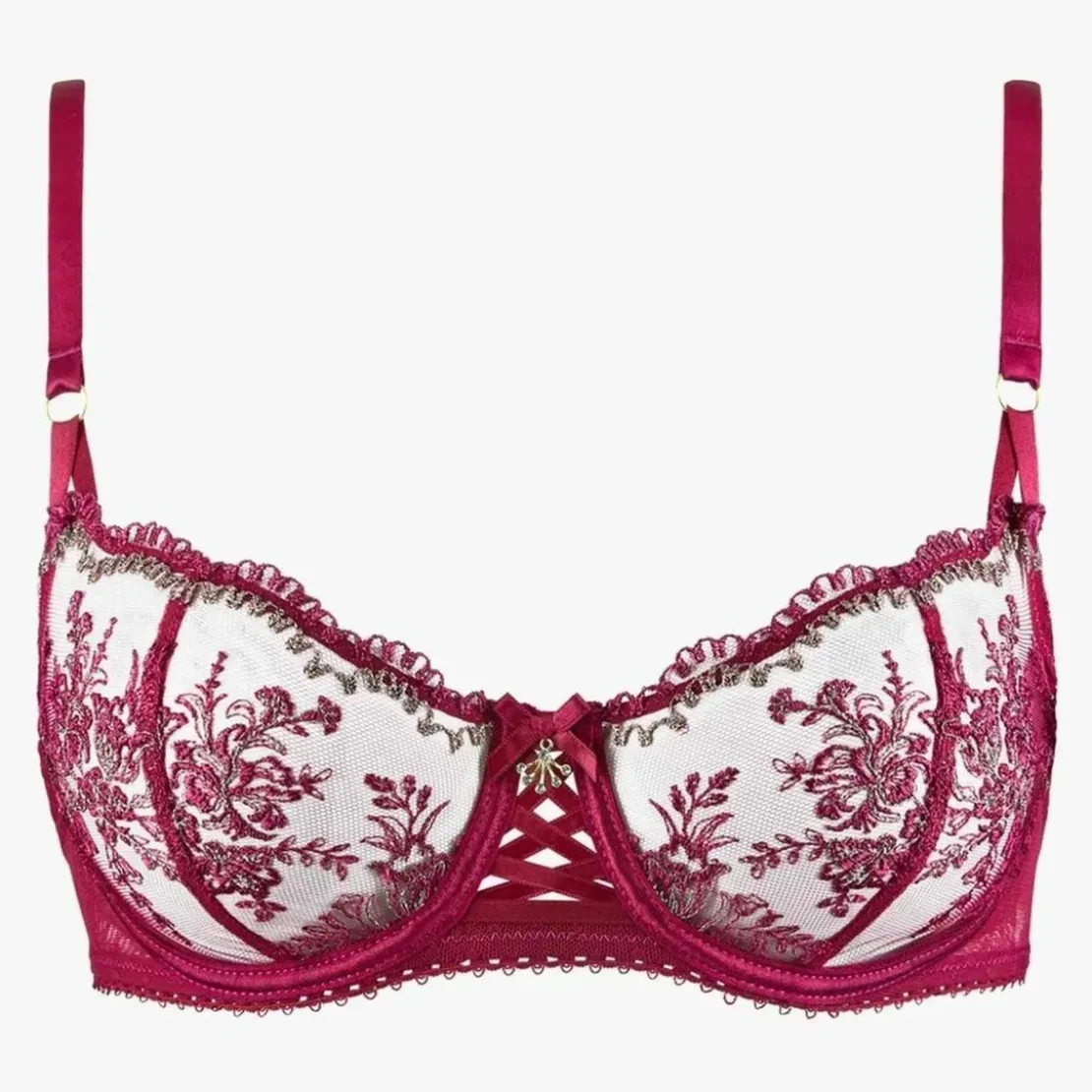 AubadeSoutien-gorge corbeille armatures Violet- TRESOR INFINI
