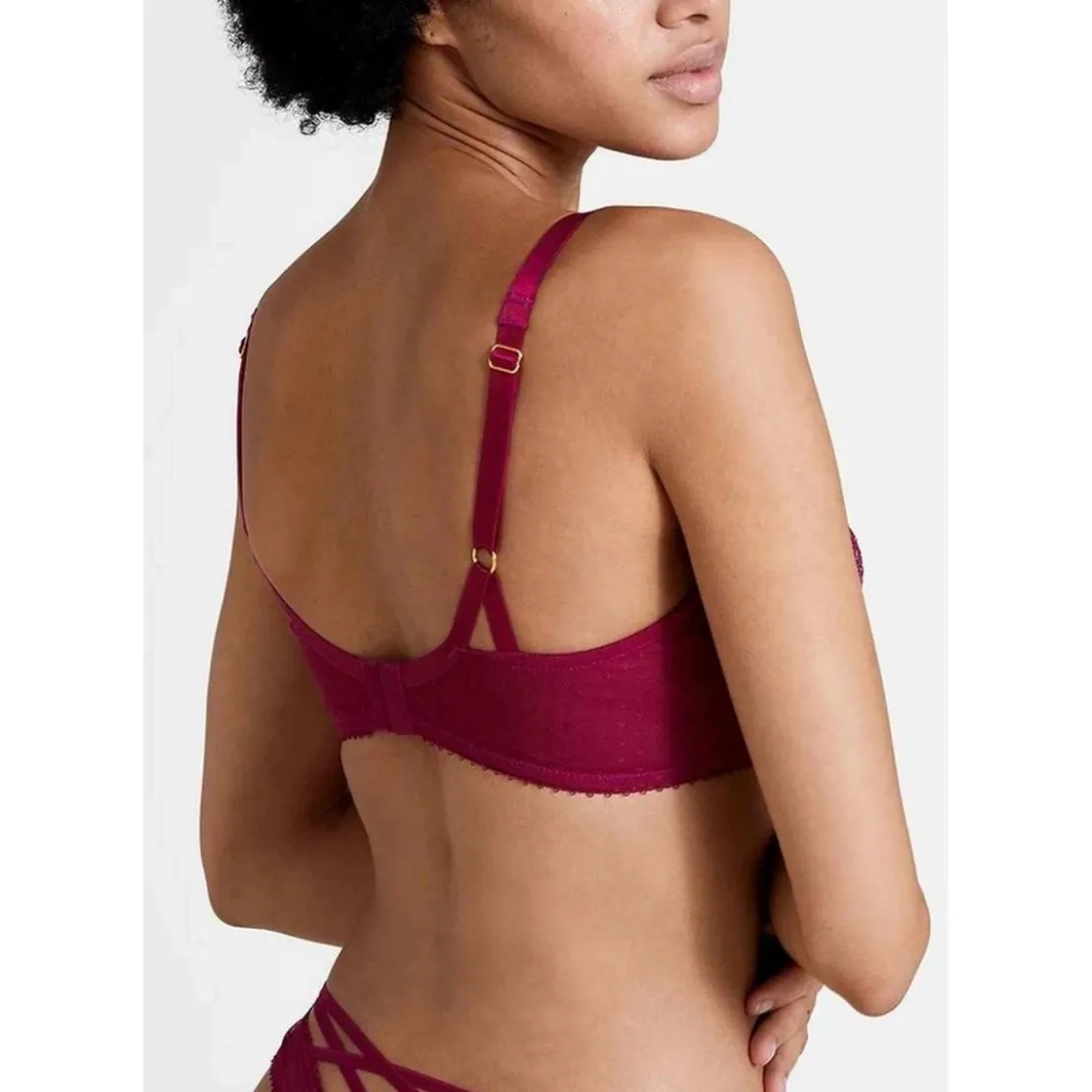 AubadeSoutien-gorge corbeille armatures Violet- TRESOR INFINI