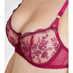 AubadeSoutien-gorge corbeille armatures Violet- TRESOR INFINI