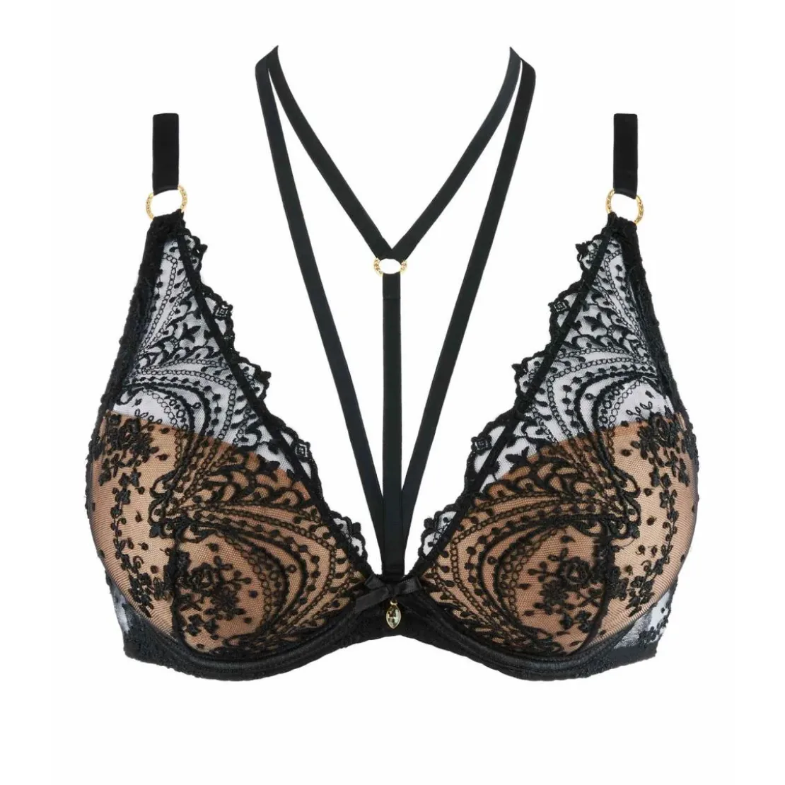AubadeSoutien-gorge Plongeant Armatures noir - ECRIN NOIR