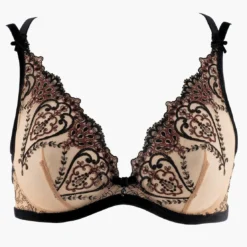 AubadeSoutien-gorge plongeant armatures beige- COEURS ENLACES