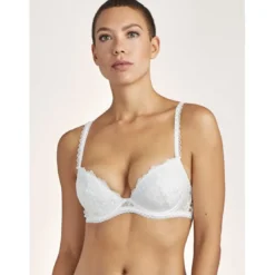 AubadeSoutien-gorge plongeant coques armatures blanc- POUR TOUJOURS