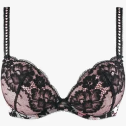 AubadeSoutien-gorge plongeant armatures Noir- MAGIC GARDEN