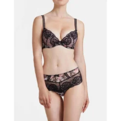 AubadeSoutien-gorge plongeant armatures Noir- MAGIC GARDEN