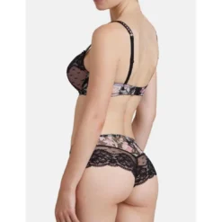 AubadeSoutien-gorge plongeant armatures Noir- MAGIC GARDEN