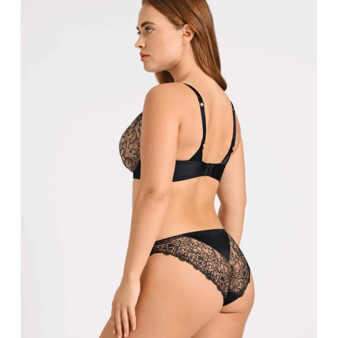 AubadeSoutien-gorge plongeant armatures - Noir- MISS KARL