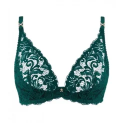 AubadeSoutien-gorge plongeant armatures - Vert en dentelle- MON BIJOU