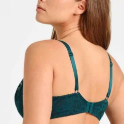 AubadeSoutien-gorge plongeant armatures - Vert en dentelle- MON BIJOU