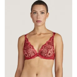 AubadeSoutien-gorge plongeant armatures - Rouge- ART OF INK
