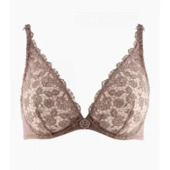 AubadeSoutien-gorge plongeant armatures violet- SECRET DE CHARME