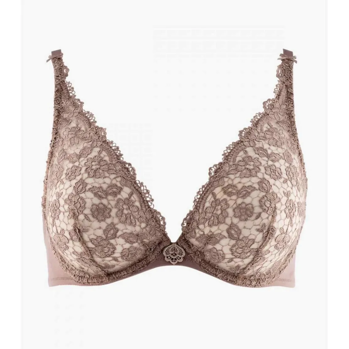 AubadeSoutien-gorge plongeant armatures violet- SECRET DE CHARME