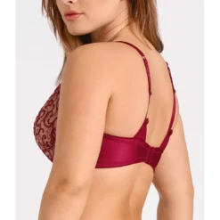 AubadeSoutien-gorge plongeant armatures - Rouge- MISS KARL