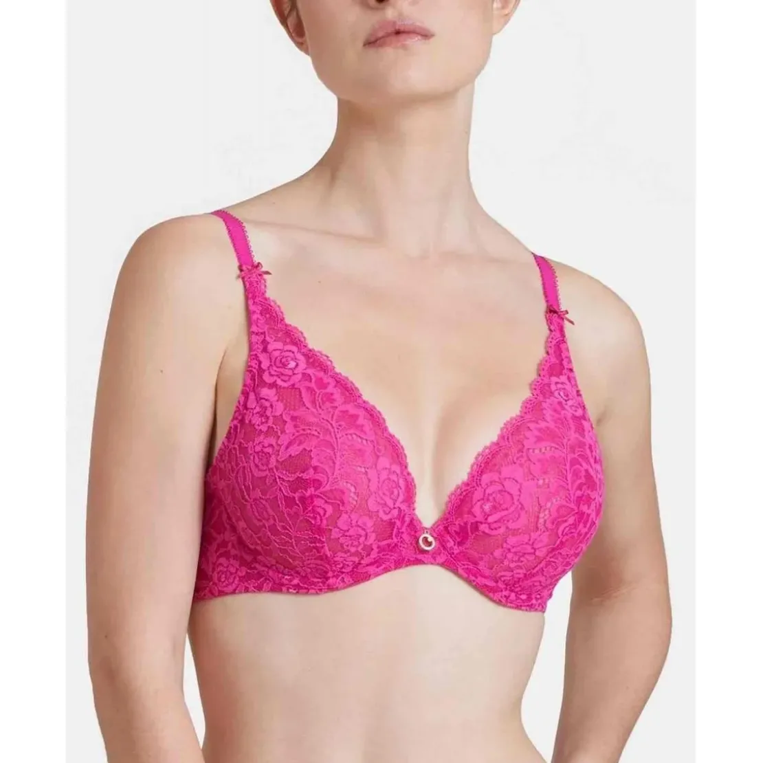 AubadeSoutien-gorge plongeant armatures Rose - ROSESSENCE